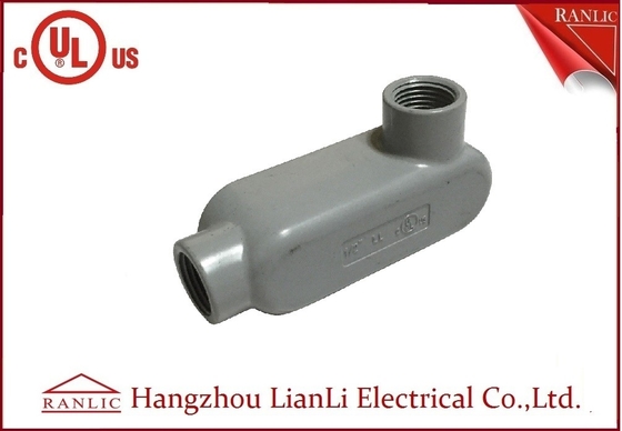 Chiny UL Standardowy korpus aluminiowy powlekany PVC LL ze śrubami, kolor szary dostawca