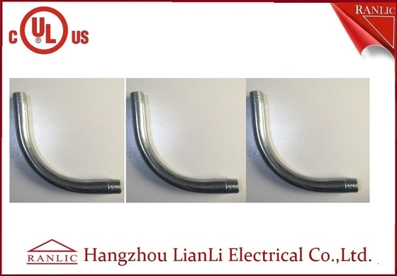 Chiny 3-calowy/4-calowy stalowy sztywny metalowy króciec kolankowy ocynkowany elektrycznie dostawca