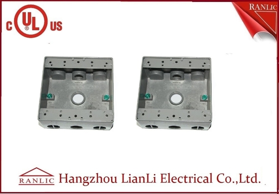 Chiny Otwory 1/2 &quot;3/4&quot; Wodoodporne pudełko kablowe Odlew aluminiowy na liście ULUL dostawca