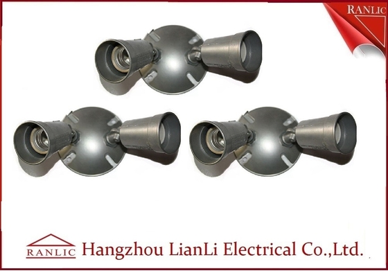 Chiny Szary aluminiowy odlewany ciśnieniowo wodoodporny uchwyt na lampę zaciskową Pocelain dostawca