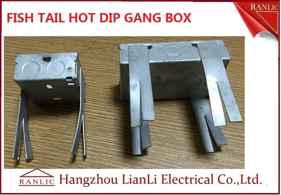 Chiny Wykończenie na gorąco GI Electric Gang Box / Gang Electric Box 3 cale na 3 cale dostawca