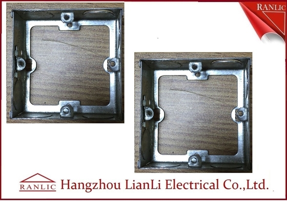 Chiny Stalowy pierścień przedłużający do skrzynki elektrycznej z regulowanym uchem 20mm 25mm Knockouts dostawca