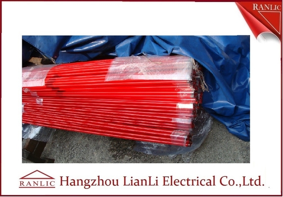 Chiny Sztywny przewód elektryczny 1/2 &quot;3/4&quot; pokryty PVC 3,05 m w kolorze zielonym, pomarańczowym dostawca
