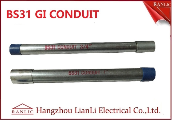 Chiny Elektryczna rura przewodowa BS31 klasy 3 i klasy 4 Gi 4&quot; i długości 3,75 m dostawca