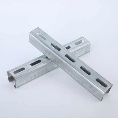 Stalowy 41x21mm 41x41mm Szczelinowy kanał C Strut Brak Szczelinowy dostawca