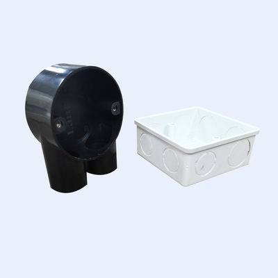 20MM 25MM UPVC Elektryczny przełącznik U Way Gang Box Czarny biały kolor dostawca