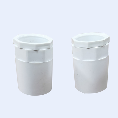Biały czarny 20MM 50MM Upvc żeński adapter Fix z materiałem halogenowym tulei dostawca