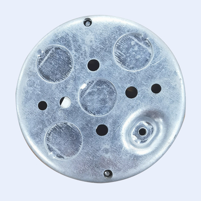 Głęboka stalowa okrągła pokrywa skrzynki przyłączeniowej 1/2 &quot;1/4&quot; 3/4 &quot;Ocynkowane wykończenie dostawca
