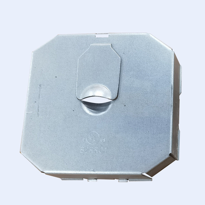 Głęboka stalowa okrągła pokrywa skrzynki przyłączeniowej 1/2 &quot;1/4&quot; 3/4 &quot;Ocynkowane wykończenie dostawca