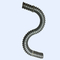 Elastyczny stalowy przewód powlekany PVC o zmniejszonej ściance o grubości 2 &quot;1-1 / 2&quot; 0,60 mm dostawca