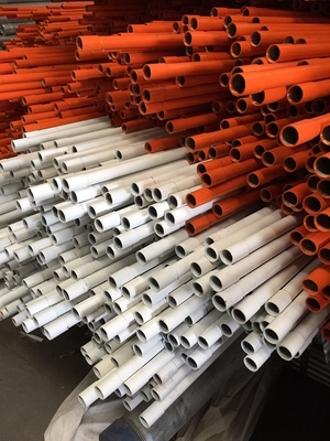 Sztywny przewód elektryczny 1/2 &quot;3/4&quot; pokryty PVC 3,05 m w kolorze zielonym, pomarańczowym dostawca