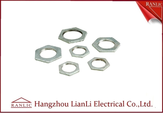 Mosiądz 20mm 25mm Hexagon Locknut Self Color Obróbka CNC z gwintem wewnętrznym dostawca